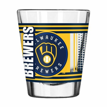 LOGO CHAIR 2 oz Major League Baseball Milwaukee Brewers Hero Shot Glass 516-G2S-3